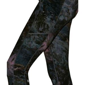 LULULEMON ATHLETICA Speed Up Crop (21') In Radiant Multi Size 6